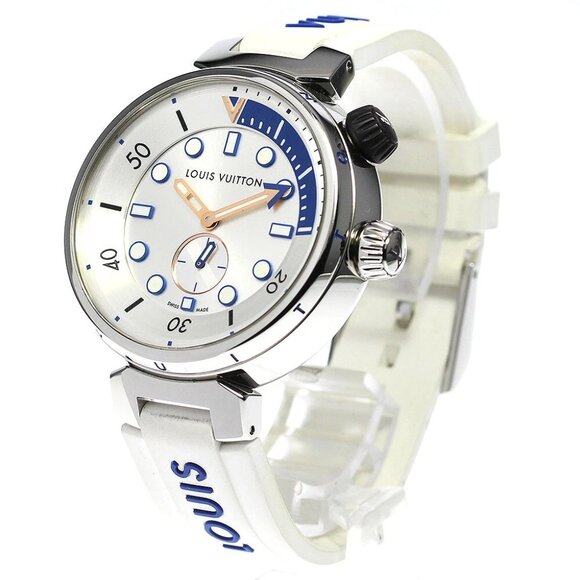 LOUIS VUITTON Tambour Street Diver QA124 Small seconds Quartz Men's Watch_807370 - Picture 1 of 7